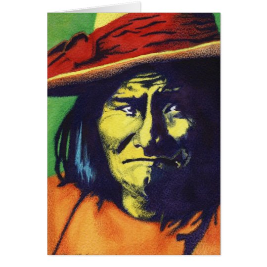 Geronimo Greeting Card