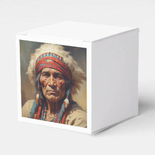 Geronimo Indian Chief Warrior Portrait Favour Box