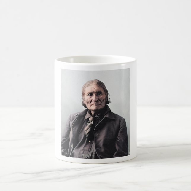 Geronimo – Leader and Medicine Man Coffee Mug (Center)