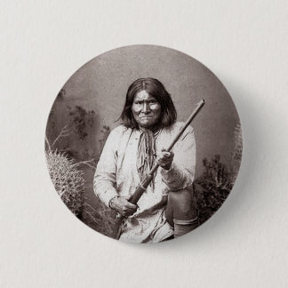 Geronimo - Vintage 6 Cm Round Badge