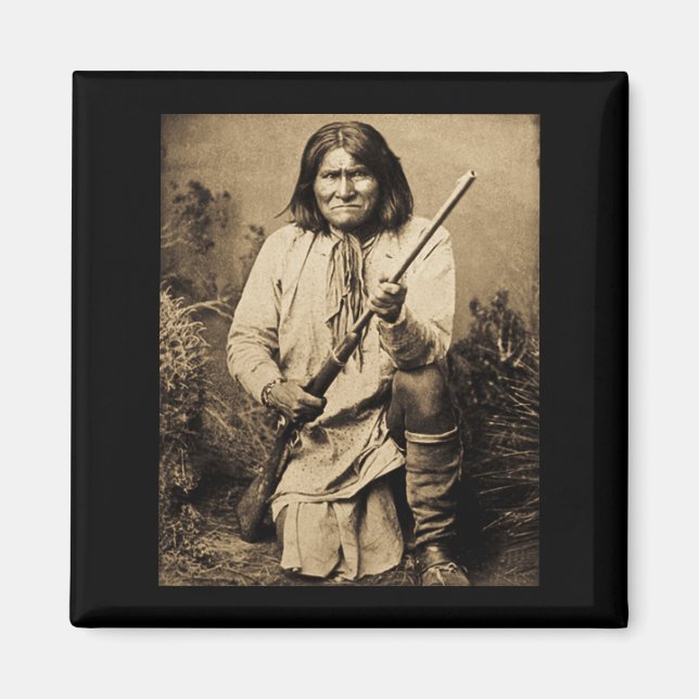 Geronimo with Rifle 1886 Magnet (Front)