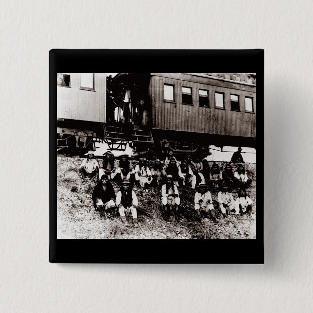 Geronimo's Band 15 Cm Square Badge (Front)