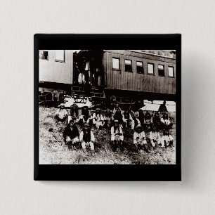 Geronimo's Band 15 Cm Square Badge