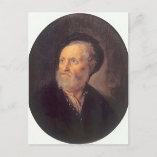 Gerrit Dou- Bust of a Man Postcard