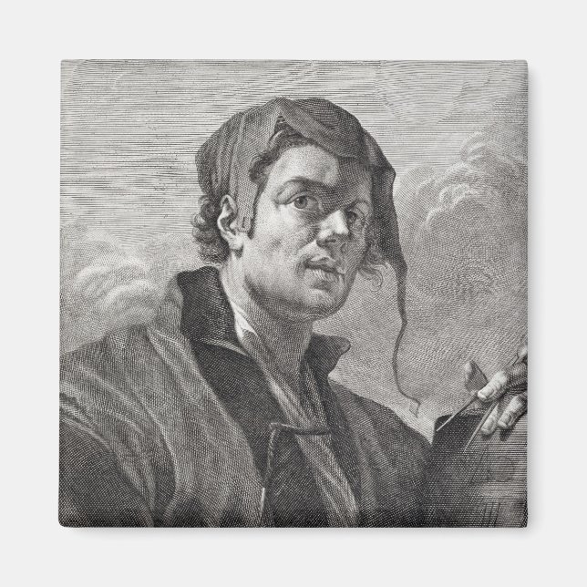 Gerrit van Honthorst (1590-1656), engraved by Cosi Magnet (Front)