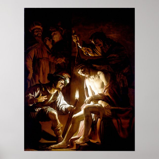 Gerrit van Honthorst Christ Crowned with Thorns Poster (Front)