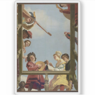 Gerrit van Honthorst - Musical Group on a Balcony