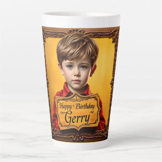 GERRY ~ Cute boy ~ Happy Birthday ~  Latte Mug