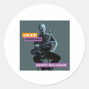 Gerry Mulligan Classic Round Sticker