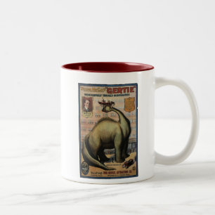 Gertie The Dinosaur Two-Tone Coffee Mug