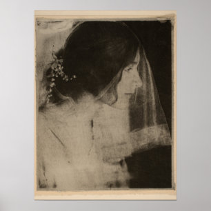 Gertrude Käsebier - The Bride, 1902 Poster