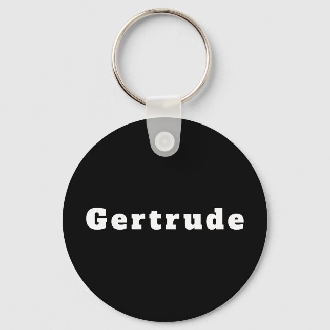 Gertrude Key Ring (Front)