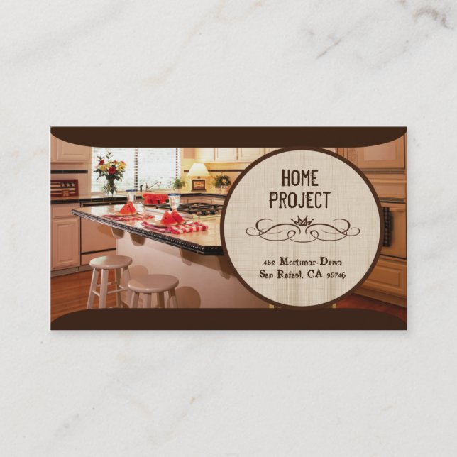 Gerty's Home Project Business Cards (Front)