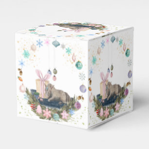 Geschenkschachtel- mit Pferde Bild Favour Box