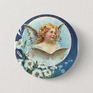 Gesegnete Ostern, Blessed Easter 6 Cm Round Badge