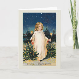 "Gesegnete Weihnachten" Vintage Christmas Card