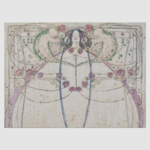 Gesso Panel by Margaret Macdonald Mackintosh Tissue Paper