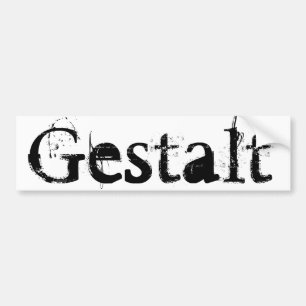 Gestalt Bumper Sticker