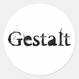 Gestalt Classic Round Sticker