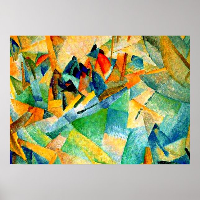 Gestel painting, Mallorca Harbour Poster (Front)