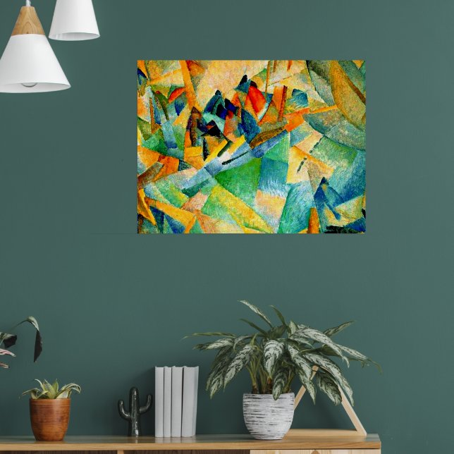 Gestel painting, Mallorca Harbour, Poster (Living Room 1)