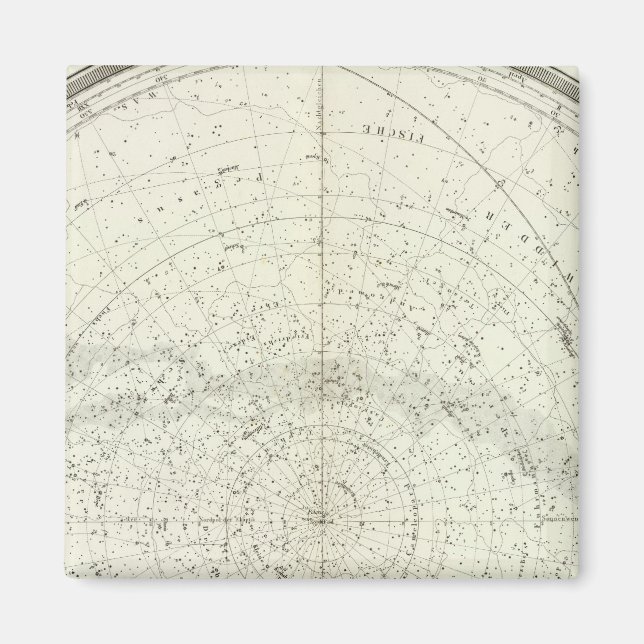 Gestirnte Himmel Nord Magnet (Front)