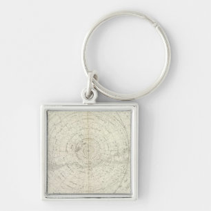 Gestirnte Himmel Sud Key Ring