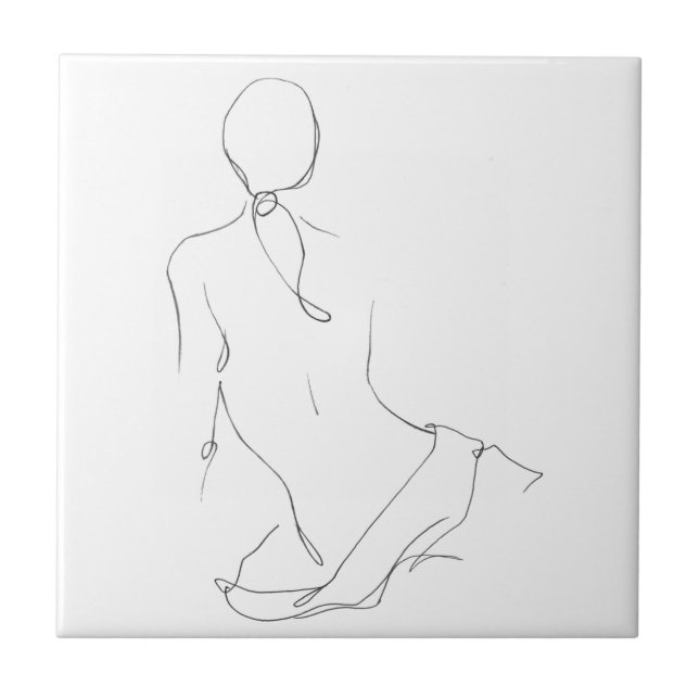 Gestural Contour Tile (Front)