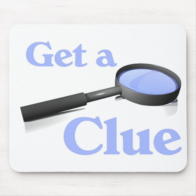 Get a Clue Mouse Mat (Front)