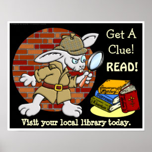 Get A Clue! READ! Poster