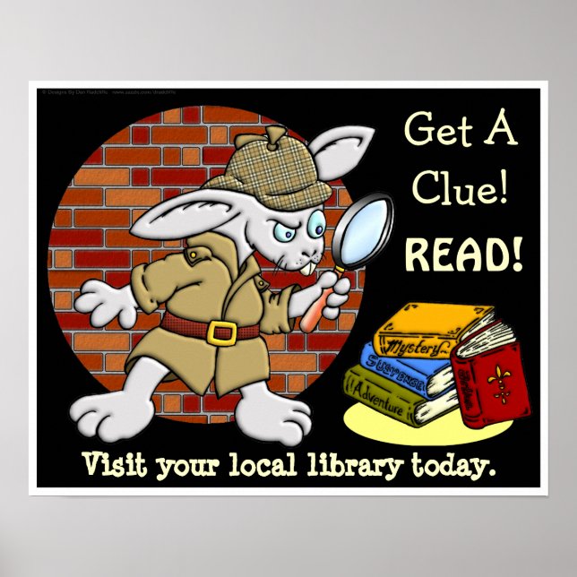 Get A Clue! READ! Poster (Front)