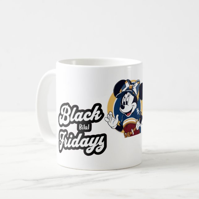 "Get a custom T-shirt logo design tailored Coffee Mug (Front Left)