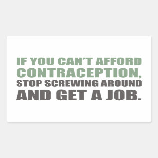 Get A Job Rectangular Sticker