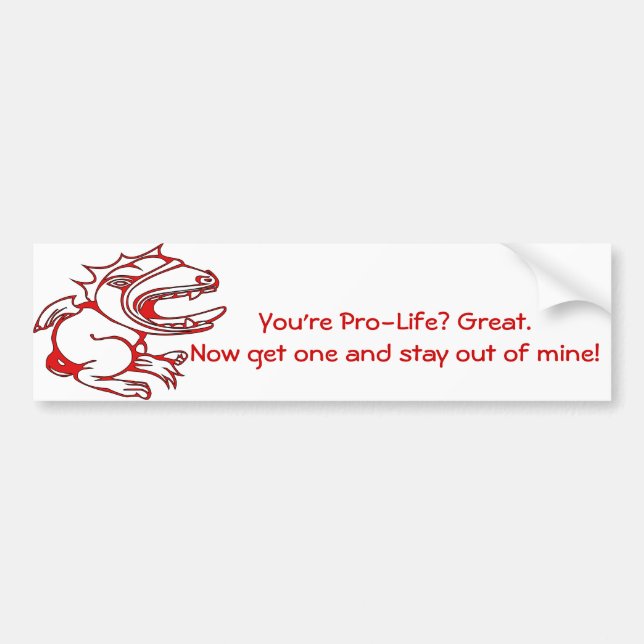 Get A Life Bumper Sticker (Front)