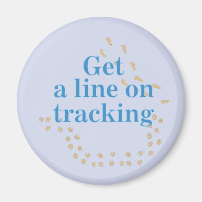 Get a Line on Tracking v2 Magnet (Front)