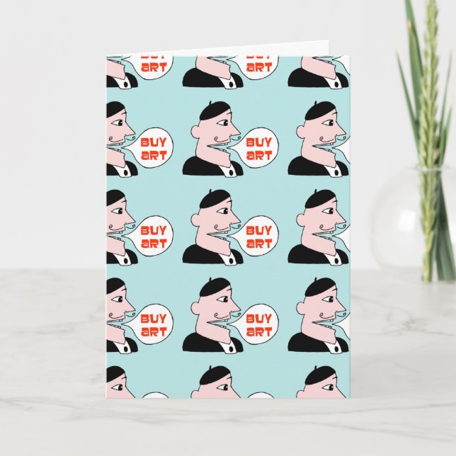 "Get A Little Culture" Greeting Card (Front)