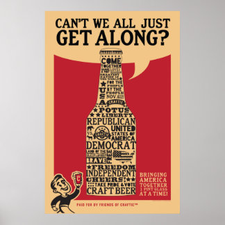 "Get Along" Political Poster