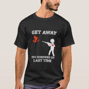 Get Away Cupid Boy Funny Anti Valentines Day men T T-Shirt