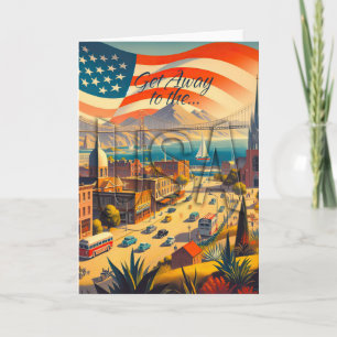 Get Away to the USA Card
