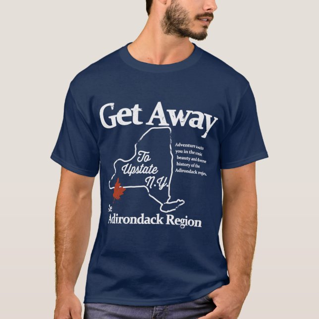 Get Awayo Upstate New York family T-Shirt (Front)
