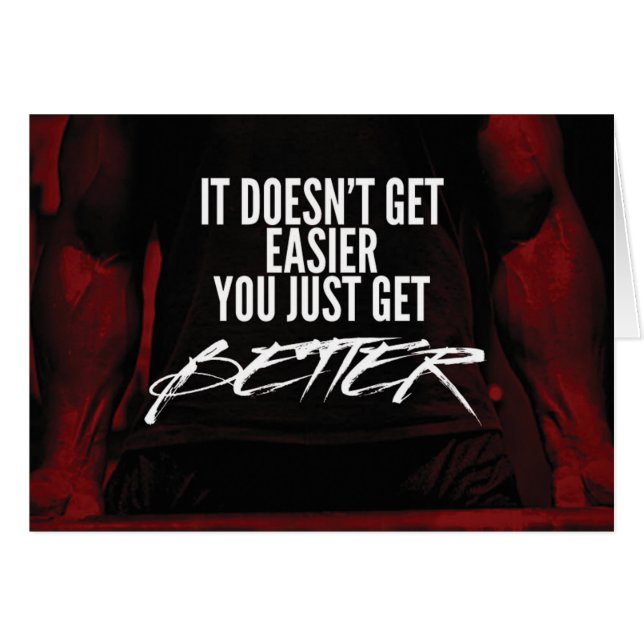 Get Better - Bodybuilding Motivational (Front Horizontal)