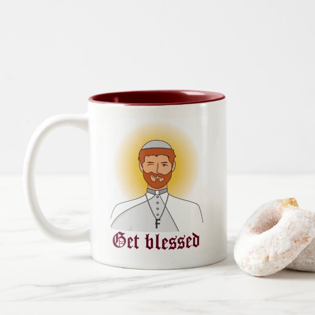 Get Blessed Mug (With Donut)