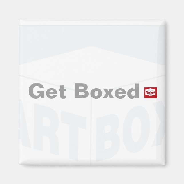 Get Boxed magnet (Front)