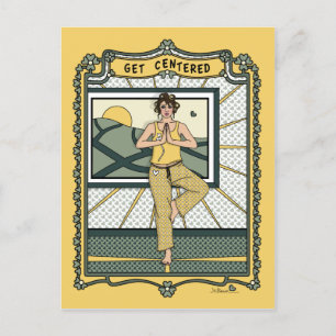 Get Centered_C_ Postcard