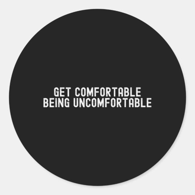 Get Coortable Being Uncoortable Player Classic Round Sticker (Front)