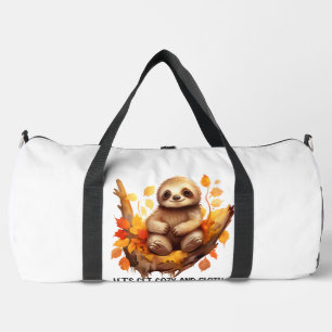 Get Cosy and Sloth Around This Autumn Duffle Bag