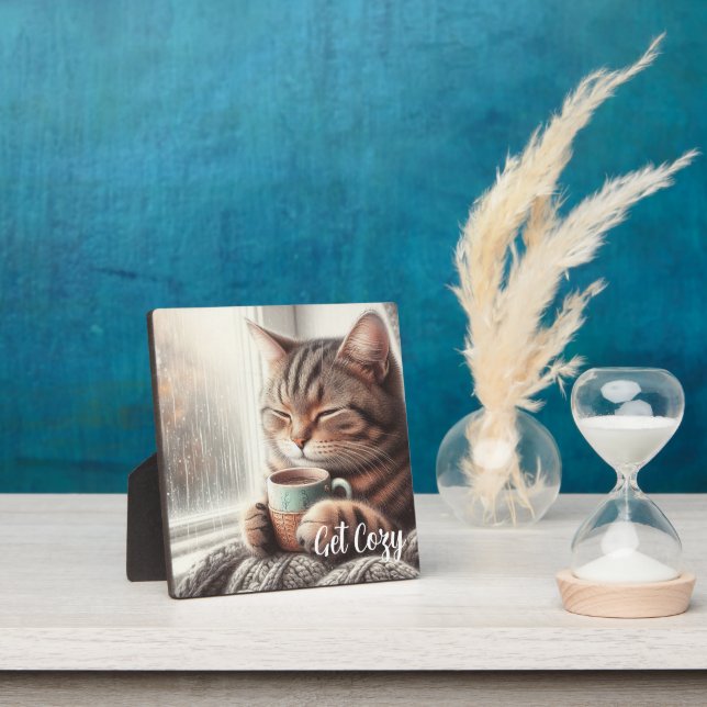 Get Cosy Cat  Plaque (Insitu)