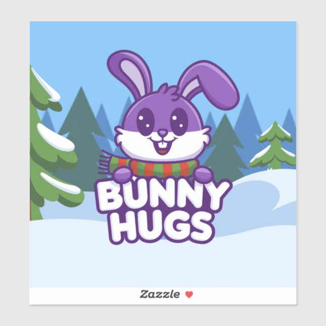 Get Cosy with Winter Bunny Hugs (Sheet)