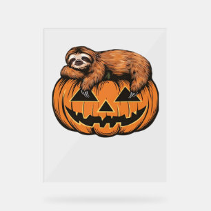 Get Cozy with Our Halloween Sloth T-Shirt – The Ul Acrylic Sign