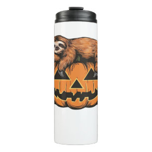 Get Cozy with Our Halloween Sloth T-Shirt – The Ul Thermal Tumbler